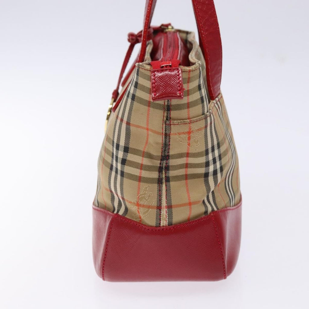 Burberry Nova Check Handbag Nova Check Canvas Beige Canvas Handbag (Authentic Pre-Loved)