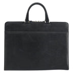 Burberry Vintage Briefcase Leather Black Leather Briefcase Bag (Authentic Pre-Loved)