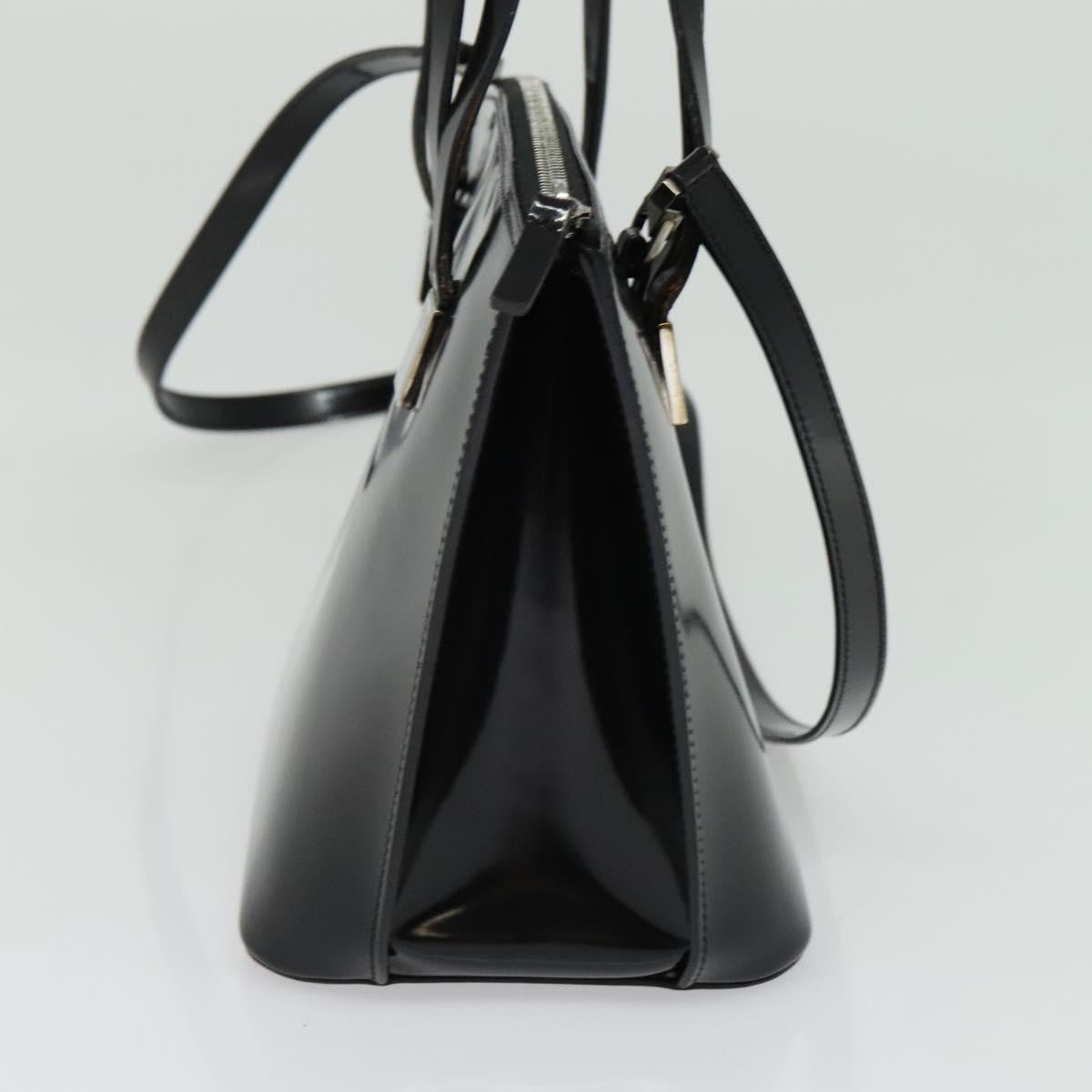 Celine Handbag Patent Leather Black Patent_Leather Handbag (Authentic Pre-Loved)