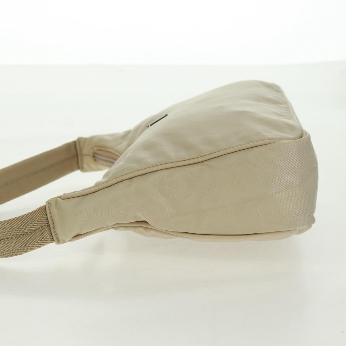 Prada Hobo Tessuto Beige Nylon Handbag (Authentic Pre-Loved)