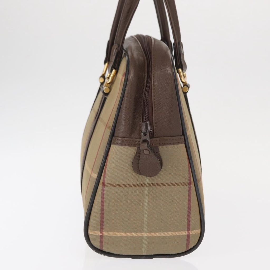 Burberry Nova Handbag Canvas Beige Canvas Handbag (Authentic Pre-Loved)