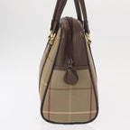 Burberry Nova Handbag Canvas Beige Canvas Handbag (Authentic Pre-Loved)