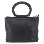Celine Handbag Leather Black Leather Handbag (Authentic Pre-Loved)