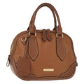 Burberry Orchard Bag Smooth Leather Brown Leather Handbag (Authentic Pre-Loved)