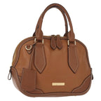 Burberry Orchard Bag Smooth Leather Brown Leather Handbag (Authentic Pre-Loved)