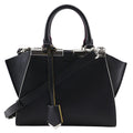 Fendi Petite 3Jours Bag Leather Black Leather Handbag (Authentic Pre-Loved)