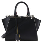 Fendi Petite 3Jours Bag Leather Black Leather Handbag (Authentic Pre-Loved)