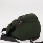 Prada Front Pocket Backpack Tessuto Khaki Nylon Backpack Bag (Authentic Pre-Loved)