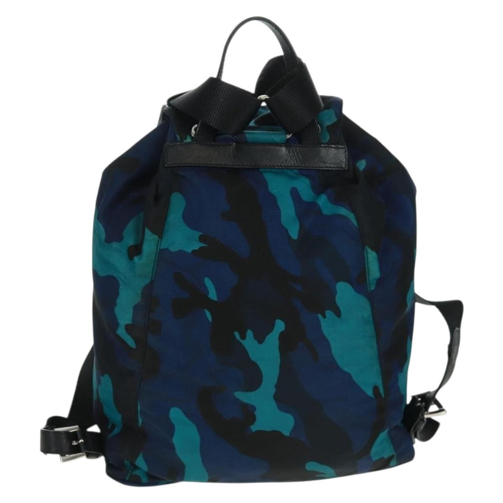 Prada Camouflage Backpack Tessuto Multicolour Nylon Backpack Bag (Authentic Pre-Loved)