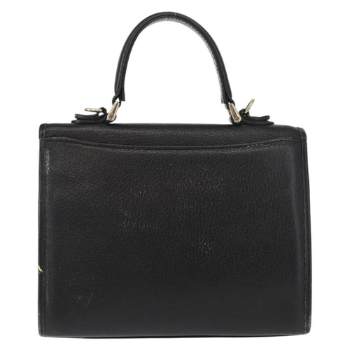 Burberry Vintage Handbag Leather Black Leather Handbag (Authentic Pre-Loved)