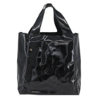 Prada Vintage Handbag Patent Leather Black Patent_Leather Handbag (Authentic Pre-Loved)