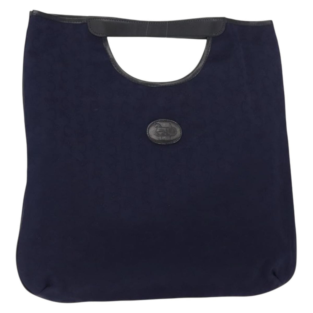 Celine C Sulky Handbag Suede Navy Suede Handbag (Authentic Pre-Loved)