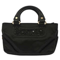 Celine Boogie Satchel Satin Black Satin Handbag (Authentic Pre-Loved)