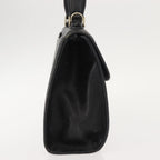 Burberry Vintage Handbag Leather Black Leather Handbag (Authentic Pre-Loved)