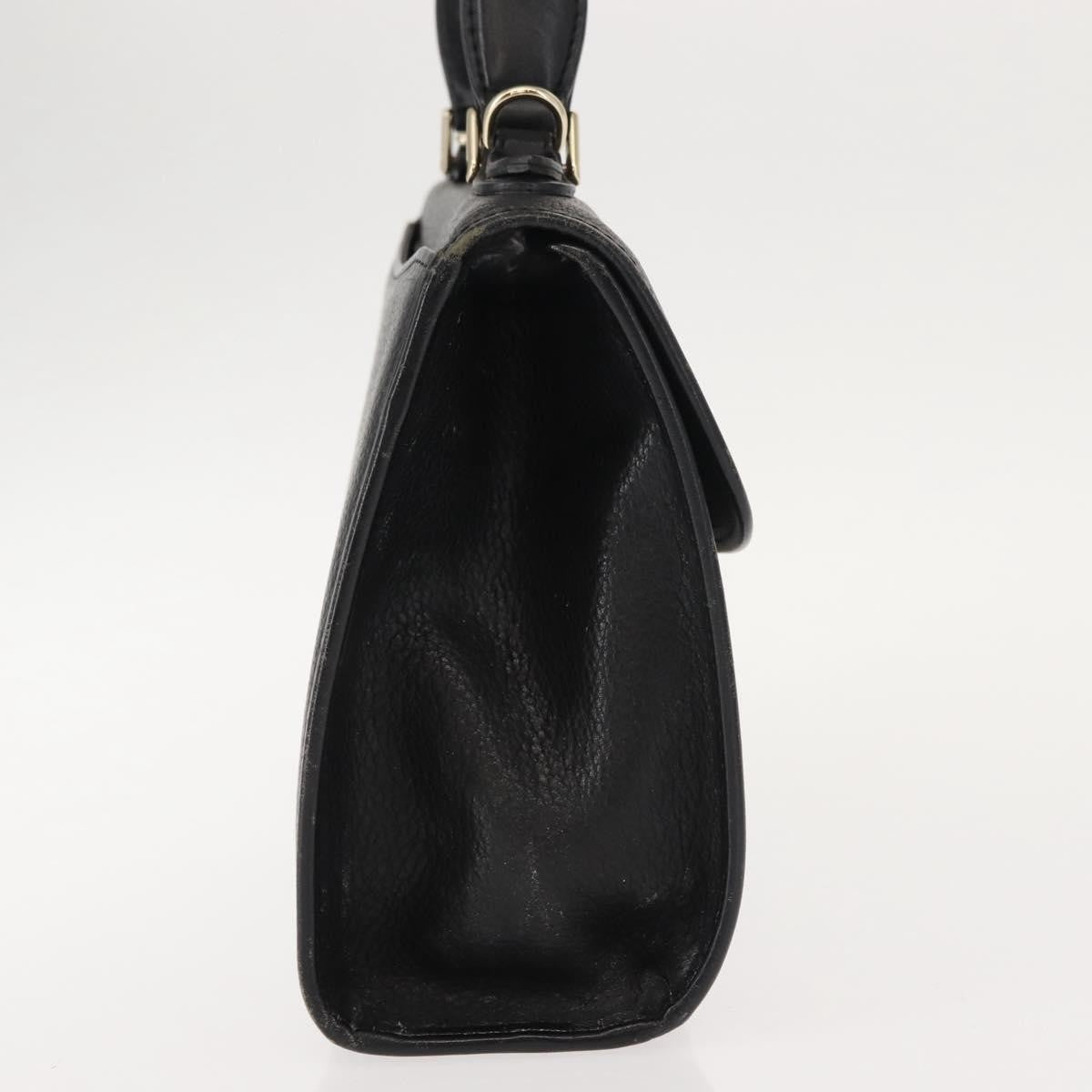 Burberry Vintage Handbag Leather Black Leather Handbag (Authentic Pre-Loved)