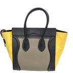 Celine Tricolor Luggage Bag Leather Multicolour Leather Handbag (Authentic Pre-Loved)