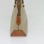 Celine Vintage Macadam Handbag Canvas Beige Canvas Handbag (Authentic Pre-Loved)
