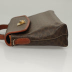 Celine Triomphe Vintage Handbag Macadam Canvas Brown Canvas Bag (Authentic Pre-Loved)