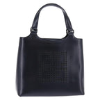 Givenchy Vintage 4G Handbag Leather Navy Leather Handbag (Authentic Pre-Loved)