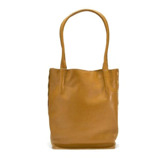 Hammitt Medium Oliver Tan Golden Valley Handbag Bag Leather Tote Brushed Gold NEW