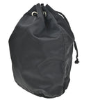 Prada Drawstring Wristlet Bucket Bag Tessuto Black Nylon Handbag (Pre-Loved)