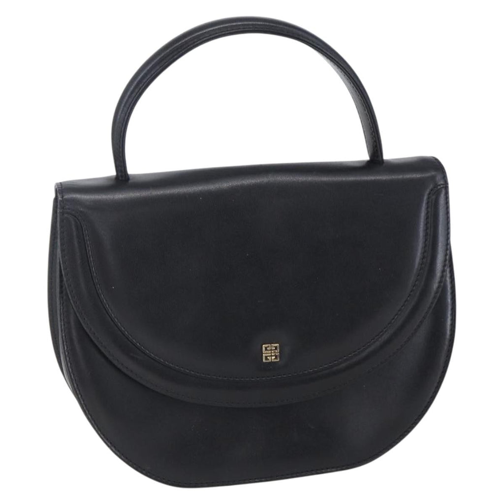 Givenchy Vintage 4G Handbag Leather Black Leather Handbag (Authentic Pre-Loved)