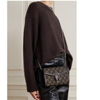 Gucci Dionysus GG Mini Shoulder Bag Cotton Black Denim Handbag Purse Italy NEW