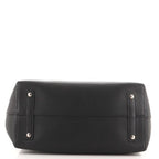 Burberry Baby Triple Stud Leather Belt Tote Bag Top Handle Black Handbag NEW