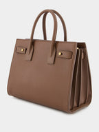 Brown Leather Sac De Jour Baby