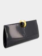 Brushed Leather Daria Minaudière Clutch
