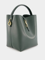Le 37 Shiny Leather Green Bag