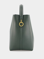 Le 37 Shiny Leather Green Bag