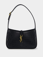 Le 5 À 7 Crocodile-Effect Shoulder Bag