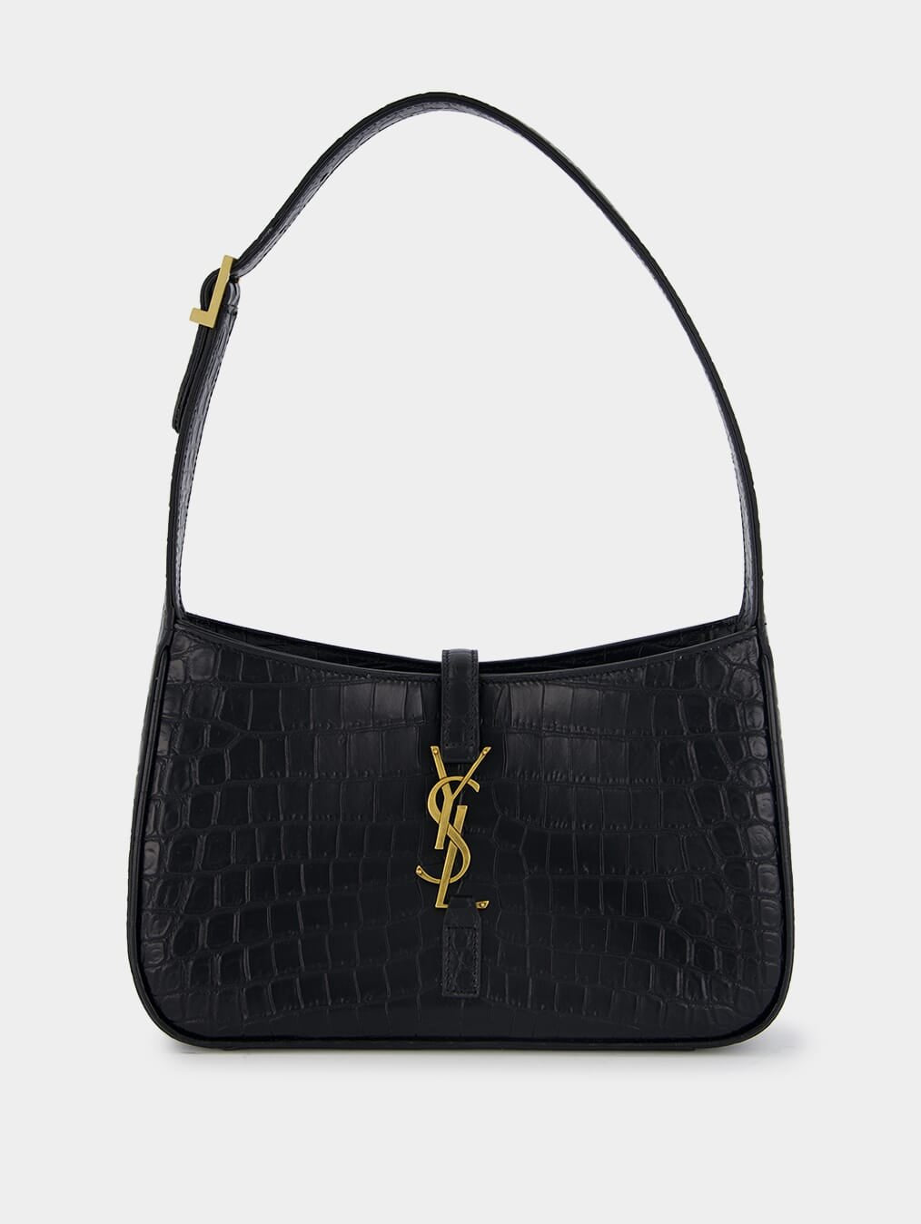 Le 5 À 7 Crocodile-Effect Shoulder Bag