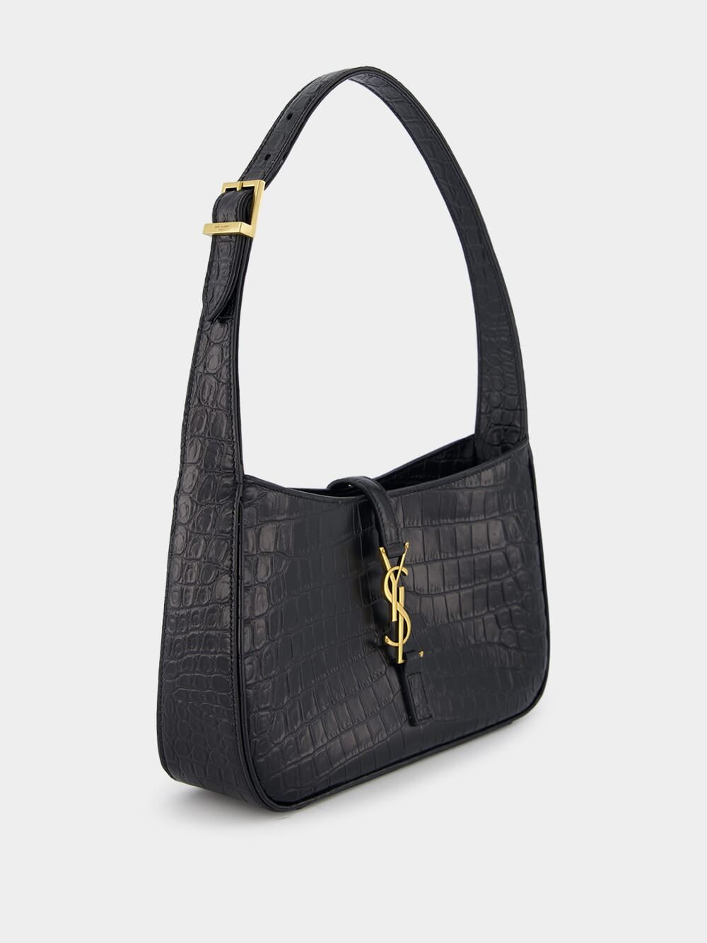 Le 5 À 7 Crocodile-Effect Shoulder Bag