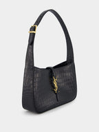 Le 5 À 7 Crocodile-Effect Shoulder Bag