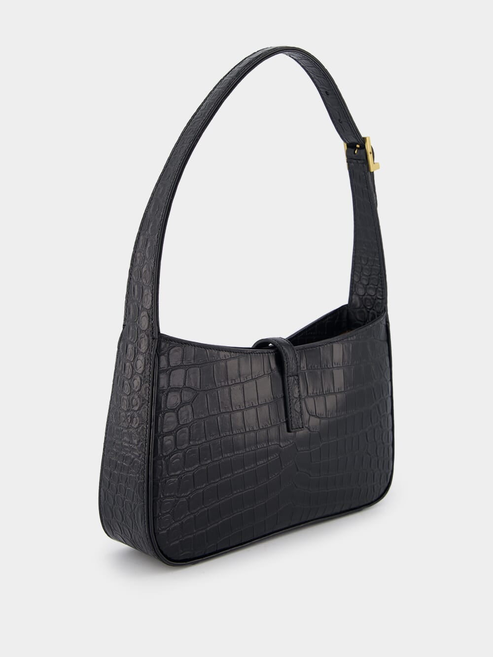 Le 5 À 7 Crocodile-Effect Shoulder Bag