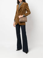 Leather shoulder bag
