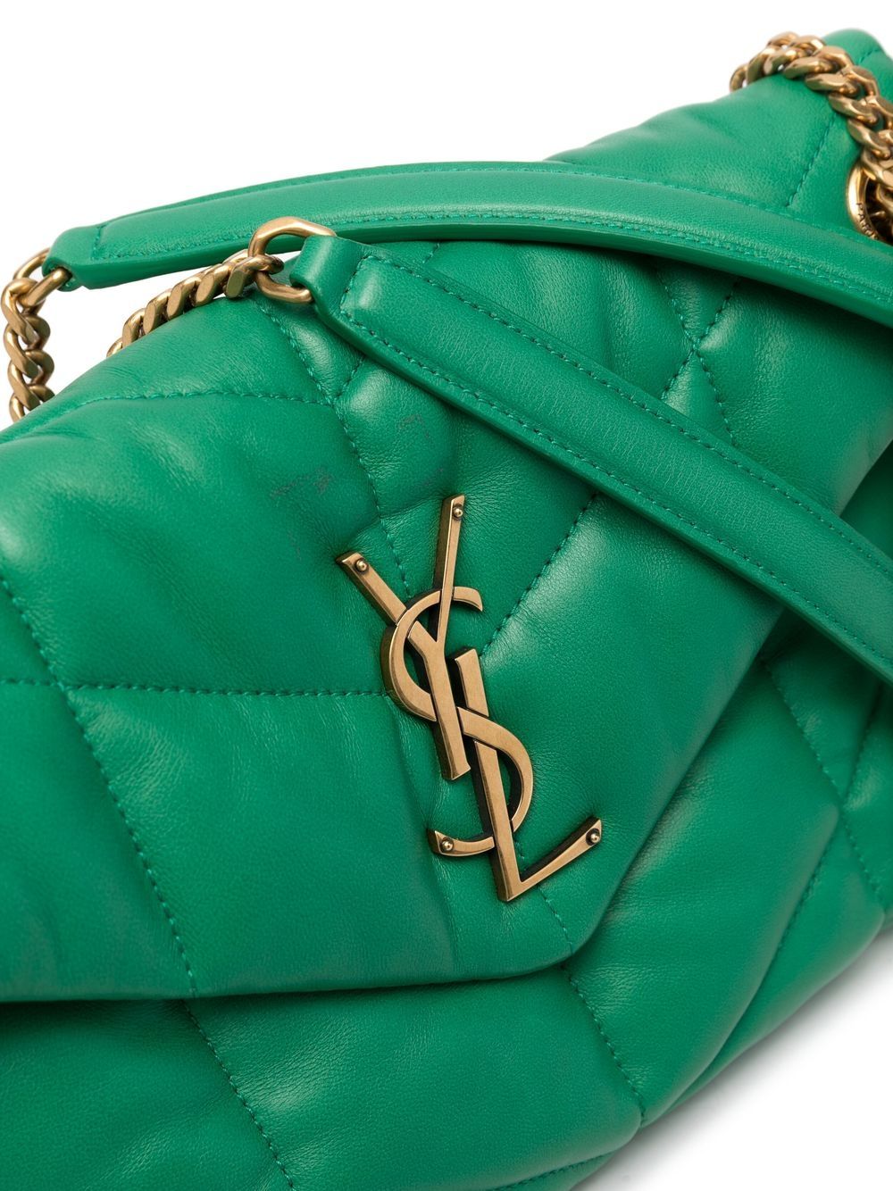 Leather small shoulder bag