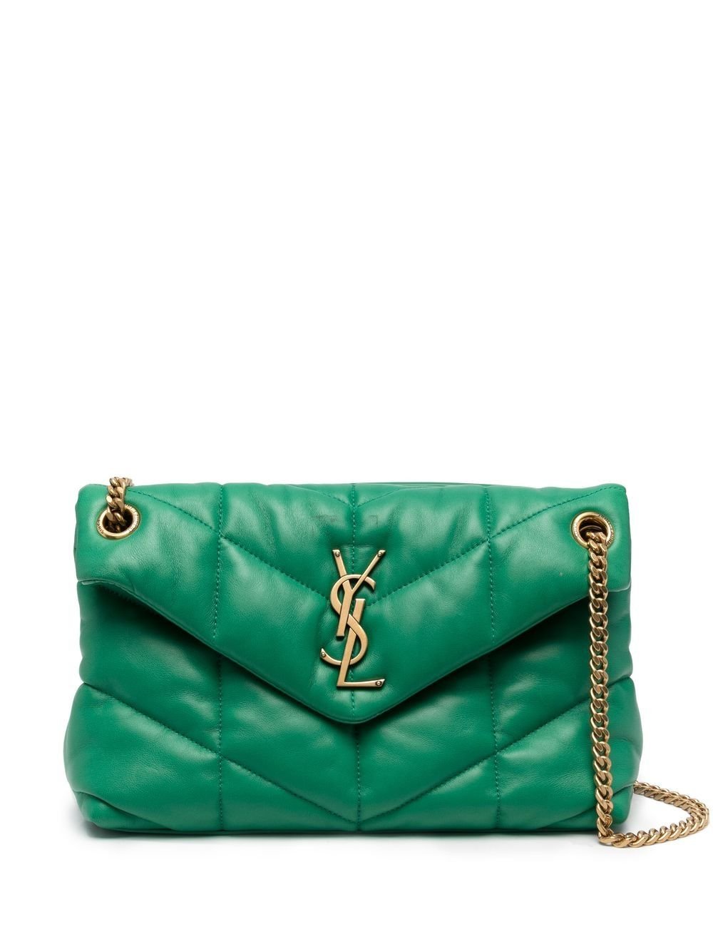 Leather small shoulder bag