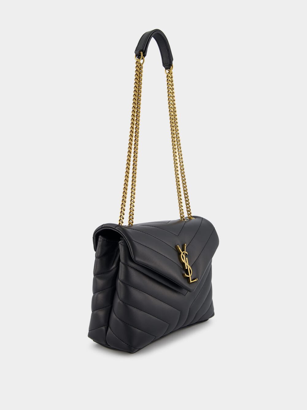 Loulou Black Small Shoulder Bag