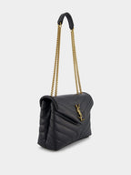 Loulou Black Small Shoulder Bag