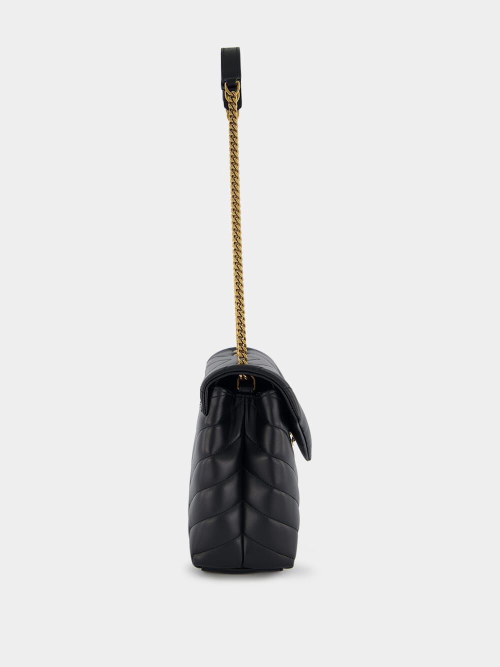 Loulou Black Small Shoulder Bag