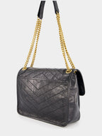 Niki Medium Vintage Leather Shoulder Bag