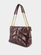 Puffer Crinkled Medium Leather