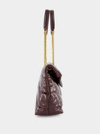 Puffer Crinkled Medium Leather