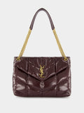 Puffer Crinkled Medium Leather