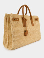 Raffia Leather Bag