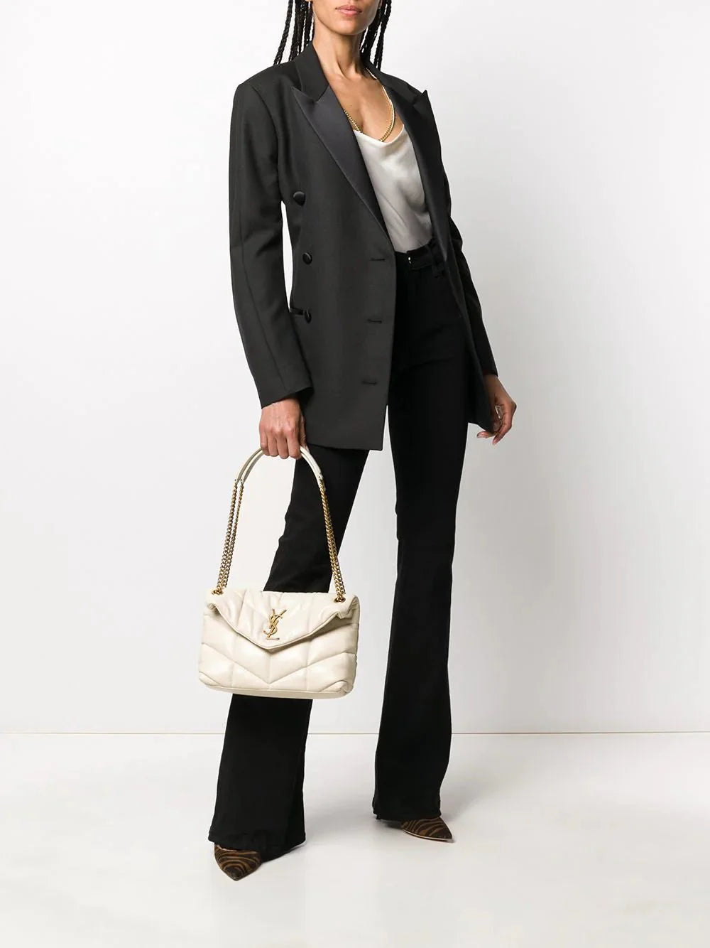 Small Loulou Puffer Leather Bag