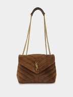 Small Loulou Suede Bag
